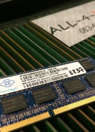 Оперативна пам`ять NANYA DDR3 4GB SO-DIMM PC3 12800S 1600mHz I...