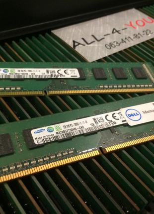 Оперативна пам`ять SAMSUNG DDR3 2GB PC3 12800U 1600mHz Intel/AMD