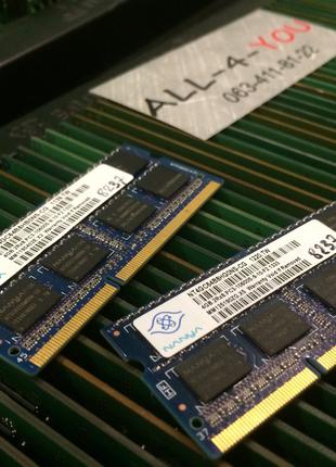 Оперативна пам`ять NANYA DDR3 4GB SO-DIMM PC3 10600S 1333mHz I...