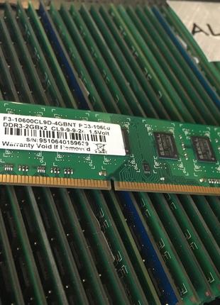 Оперативна пам`ять G-Skill DDR3 2GB PC3 10600U 1333mHz Intel/AMD
