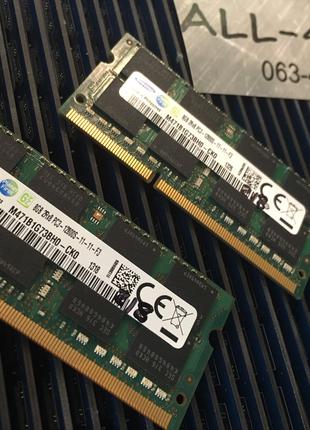 Оперативна пам`ять SAMSUNG DDR3 8GB SO-DIMM PC3 12800S 1600mHz...
