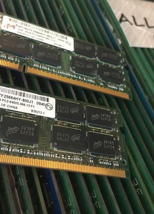 Оперативна пам`ять Micron DDR2 2GB SO-DIMM PC2 6400S 800mHz In...
