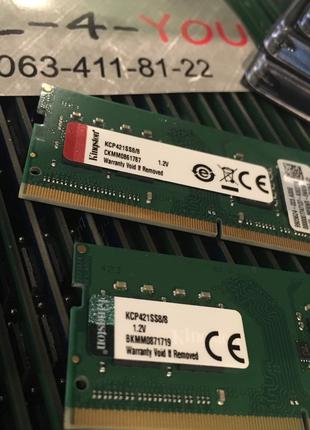 Оперативна пам`ять KINGSTON DDR4 8GB SO-DIMM 1.2V 1Rx8 PC4 - 1...