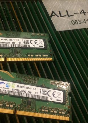 Оперативна пам`ять SAMSUNG DDR3 4GB SO-DIMM 1Rx8 PC3 12800S 16...