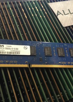 Оперативна пам'ять ELPIDA DDR3 2GB PC3 10600U 1333mHz Intel/AMD