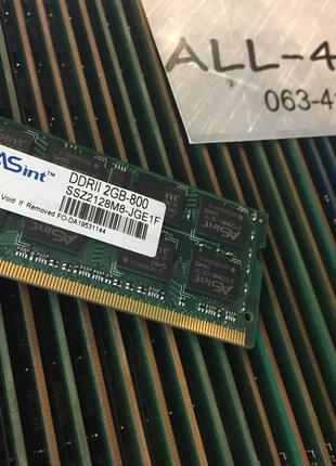 Оперативна пам`ять ASint DDR2 2GB SO-DIMM PC2 6400S 800mHz Int...