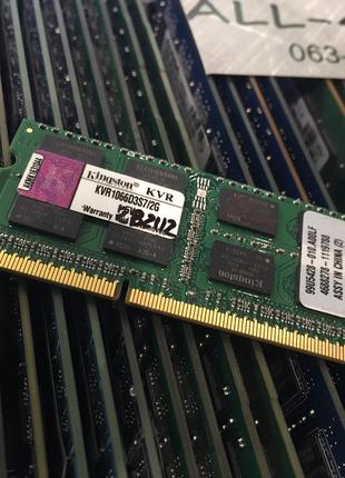 Оперативна пам`ять Kingston DDR3 2GB SO-DIMM PC3 8500S 1066mHz...