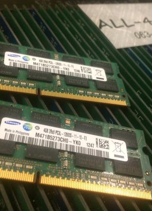 Оперативна пам`ять Samsung DDR3 4GB SO-DIMM 12800S 1.35V 2Rx8 ...