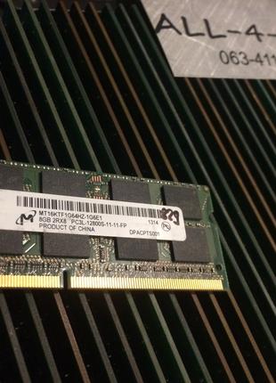 Оперативна пам`ять MICRON DDR3 4GB 1.35V 2Rx8 SO-DIMM PC3 1280...