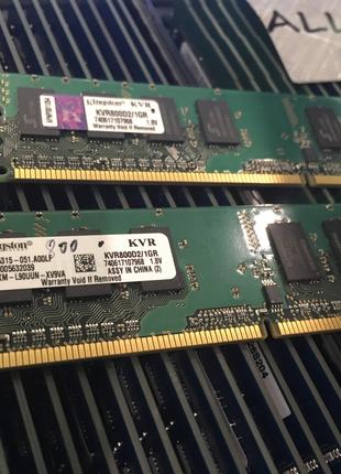 Оперативна пам`ять Kingston DDR2 1GB 800mHz 6400U Intel/AMD