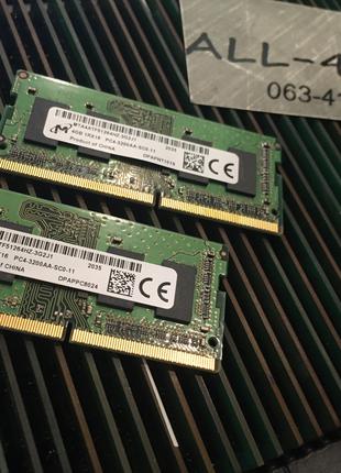 Оперативна пам`ять MICRON DDR4 4GB SO-DIMM 1.2V 1Rx8 PC4 - 256...