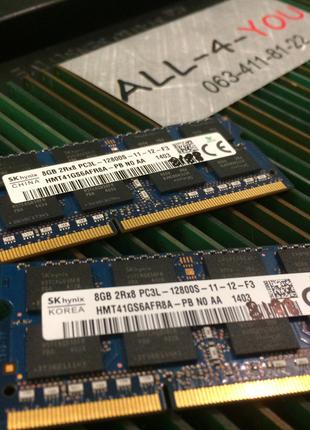 Оперативна пам`ять HYNIX DDR3 8GB SO-DIMM 1.35V 2Rx8 PC3L 1280...