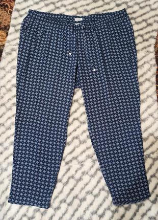 Женские пижамные вискозовые брюки большого размера c&a