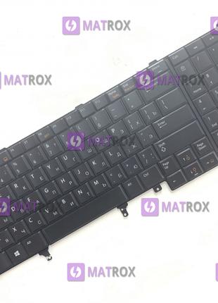 Клавиатура для ноутбука Dell Latitude E6520 series, ru, black, по