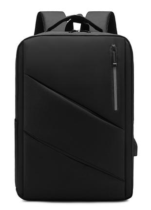 Рюкзак протиударний для ноутбука 15,6" Чорний код: IBN030B )