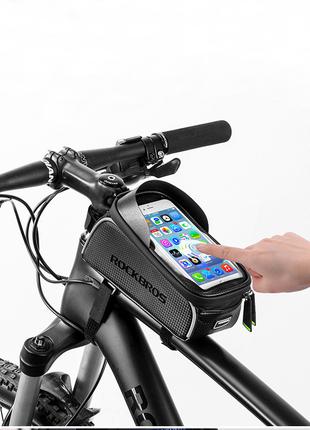 Велосумка для смартфона на раму, вело сумка для телефона ( код...