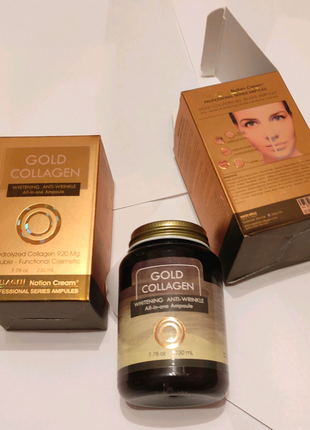 Gold Collagen-whitening anti wrinkle - ампула з колагеновим гел