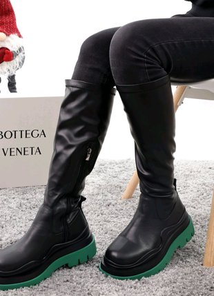 Ботинки Bottega Высокие МЕХ 36-40