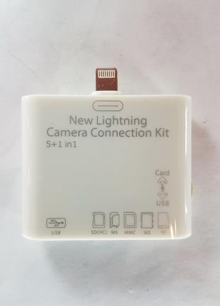 Адаптер кардридер Camera Connection Kit для iPhone 5 5S / iPad...