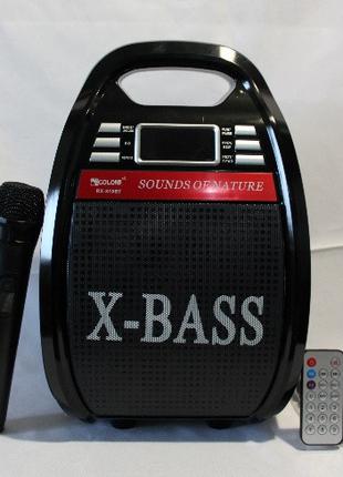 Бумбокс з радіомікрофоном Golon RX-810BT