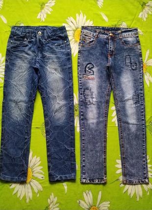 Стильные джинсы,скинни для мальчика 9-10 лет