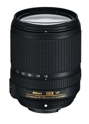 Объектив Nikon AF-S DX NIKKOR 18-140mm f/3,5-5,6G ED VR