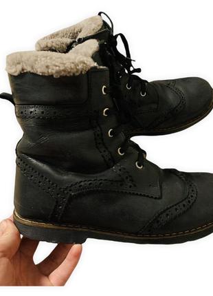 Ортопедические зимние ботинки, кожаные зимние сапоги