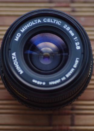 Объектив Minolta MD Celtic 28mm F2.8