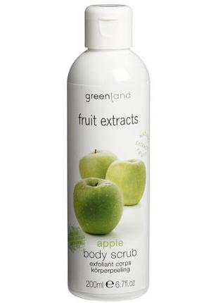 GREENLAND FRUIT EXTRACTS body scrub apple скраб для тела яблоко