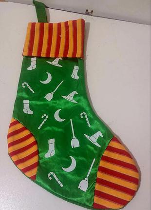 Рождественский новогодний носок сапог из германии