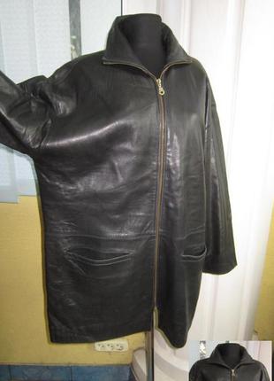 Велика жіноча шкіряна куртка von holdt. німеччина. 62р. лот 1047