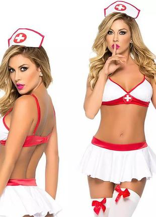 Пеньюар костюм медсестри 💋 💉 еротична білизна
