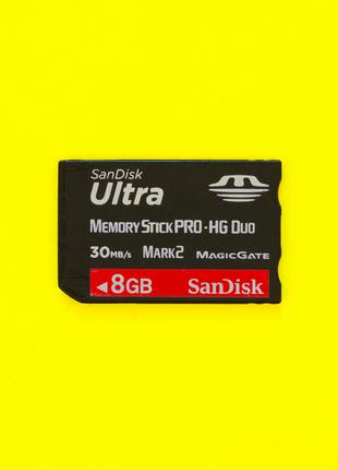 Карта памяти Memory Stick Pro Duo 8 Gb SanDisk Ultra 30 m/s Sony