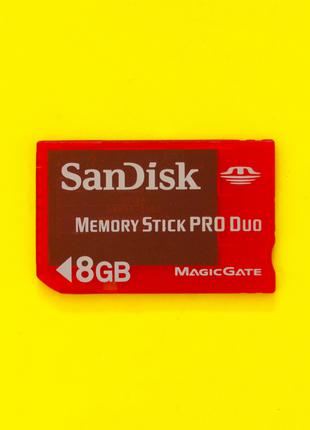 Карта памяти Memory Stick Pro Duo 8 Gb SanDisk для Sony