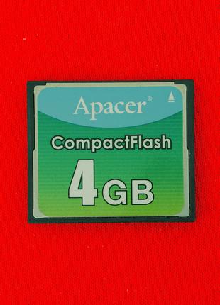 Карта памяти ПРОВЕРЕНА CF CompactFlash Transcend Apacer 4 GB