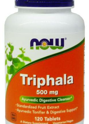 Now Foods, Трифала,чистить кров,виводить токсини,травлення,500мг
