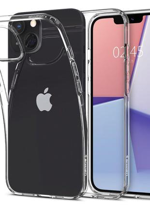 Чехол Silicone Case WS Apple iPhone 13 Прозрачный