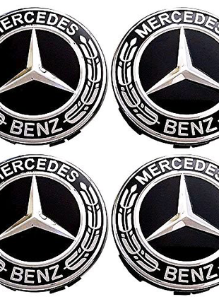 Колпачки заглушки на диски Mercedes A1714000125 75мм новые