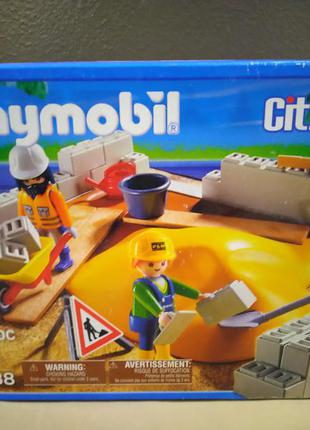 Редкий конструктор playmobil 4138 стройка - 34 дет