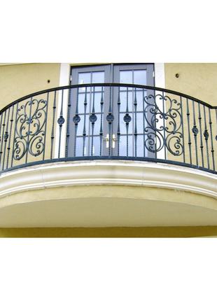 Кованые и сварные балконные перила (ограждения)