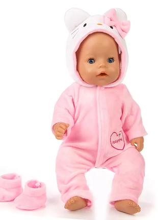Одежда для Baby Born Комплект Хеллоу Китти розовый для Беби Бо...