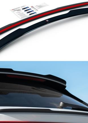 Спойлер Audi Q8 тюнинг сабля на багажник (нижний)