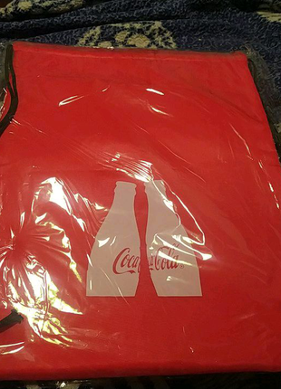 Терморюкзак Coca-Cola красный новый сумка 42х32 см рюкзак-мешок