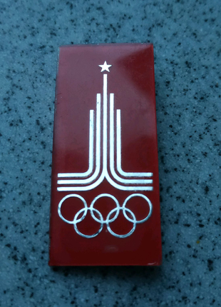 Олимпиада 80 Эмблема значек значок