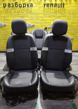 Оригинальный Комплект передних сидений Комби-кожа Renault Scen...