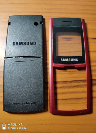Корпус телефона Samsung C170-красно/черный
