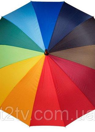 Зонт от дождя Радуга 16 спиц Венгрия Оригинал