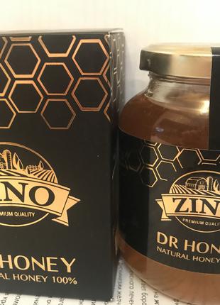 Натуральный 100% мед с разнотравья лечебный Zino Dr HoneyГерма...