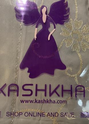 Шикарный шифоновый шарф-палантин Kashkha ОАЭ Оригинал 60х200 см