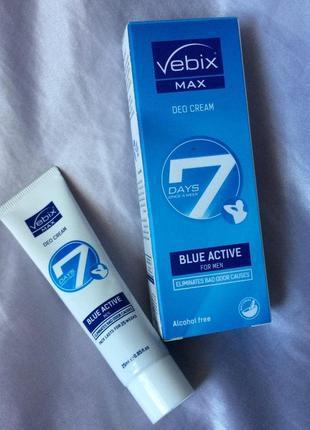 Сильний дезодорант проти поту без запаху Vebix Deo Cream Max 7...